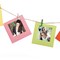 Zink Colorful Square Paper Picture Frames 2x3, Compatible with Kodak, Lifeprint, Polaroid, HP, Canon, Fujifilm
